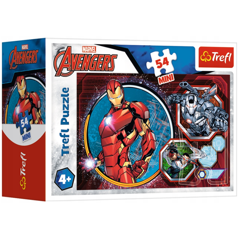 6153 Puzzle mini 54 elementy Bohaterowie The Avengers Trefl