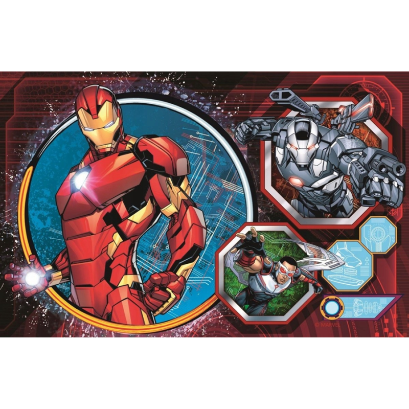 6153 Puzzle mini 54 elementy Bohaterowie The Avengers Trefl