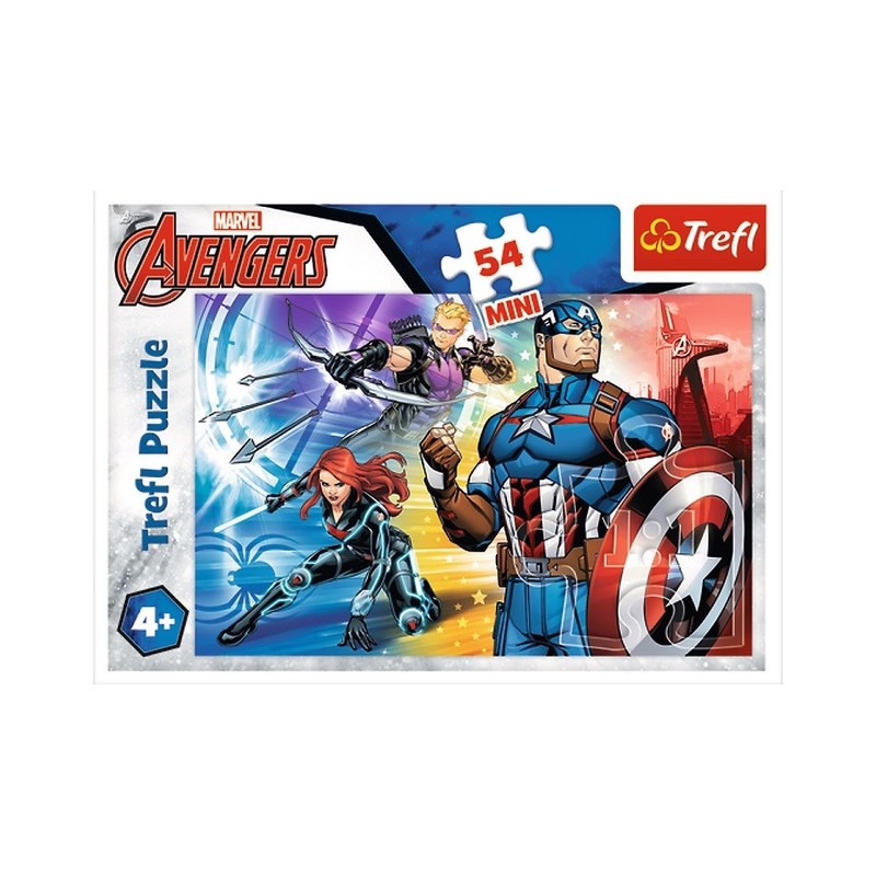 6146 Puzzle mini 54 elementy Bohaterowie The Avengers Trefl