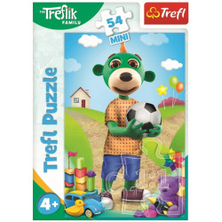 7525 Puzzle mini 54 elementy Wesoło Świat Treflików Trefliki Trefl