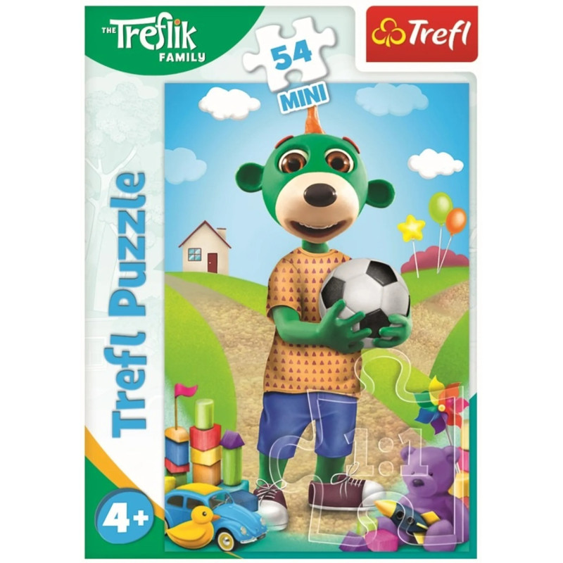 7525 Puzzle mini 54 elementy Wesoło Świat Treflików Trefliki Trefl