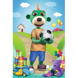 7525 Puzzle mini 54 elementy Wesoło Świat Treflików Trefliki Trefl