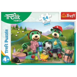 7549 Puzzle mini 54 elementy Wesoło Świat Treflików Trefliki Trefl
