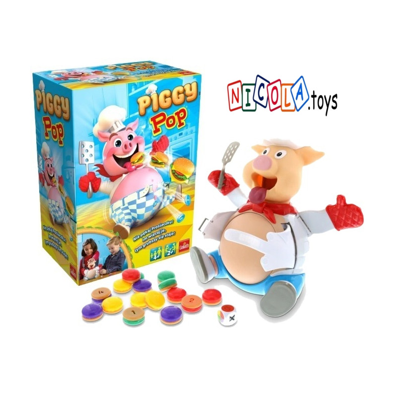 9111 ZRĘCZNOŚCIOWA GRA RODZINNA PIGGY POP