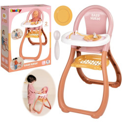 3880 SMOBY Baby Nurse Krzesełko Do Karmienia dla Lalek