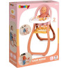 3880 SMOBY Baby Nurse Krzesełko Do Karmienia dla Lalek