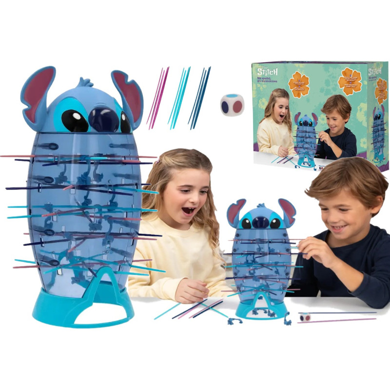 4439 Gra zręcznościowa Disney Stitch Nie spadnij spadający Stitch Epee 