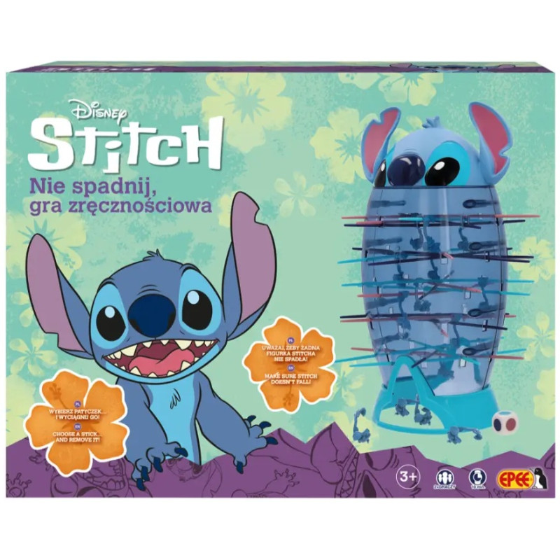 4439 Gra zręcznościowa Disney Stitch Nie spadnij spadający Stitch Epee 
