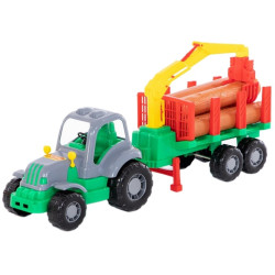 45041 TRAKTOR Z DŹWIGIEM DO PRZEWOZU DREWNA POLESIE