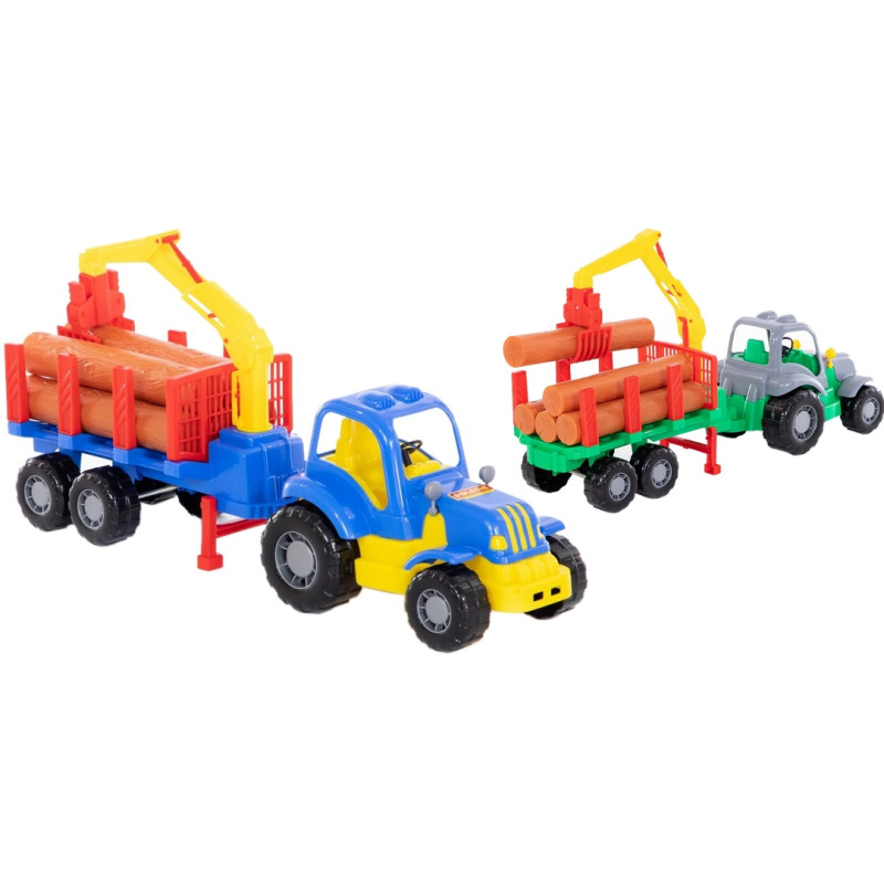 45041 TRAKTOR Z DŹWIGIEM DO PRZEWOZU DREWNA POLESIE