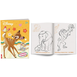 9197 Disney Kolorowanka z naklejkami Praca Zbiorowa 