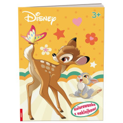 9197 Disney Kolorowanka z naklejkami Praca Zbiorowa 