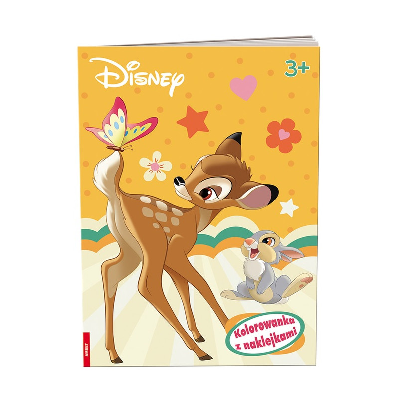 9197 Disney Kolorowanka z naklejkami Praca Zbiorowa 