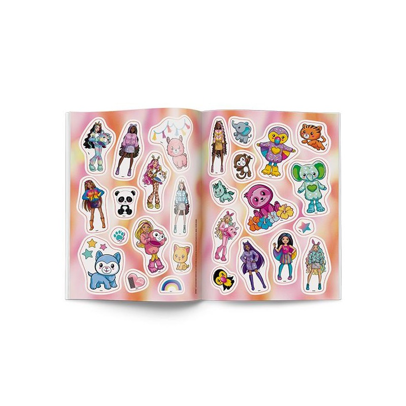 9203 Barbie Kolorowanka z naklejkami Praca Zbiorowa