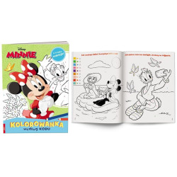 4948 Disney Minnie kolorowanka według kodu Praca zbiorowa