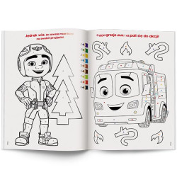 4979 Disney Straż Ekipa kolorowanka według kodu Praca zbiorowa