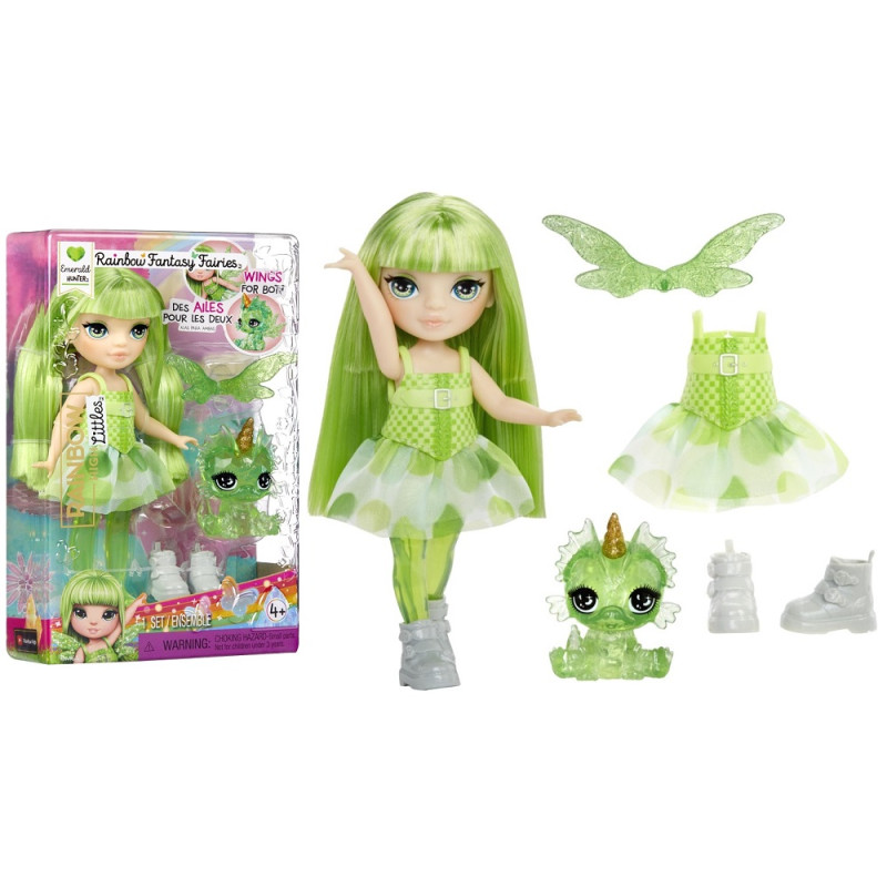3404 Lalka Rainbow High Littles Dolls Siostra Mini Fantasty Emerald