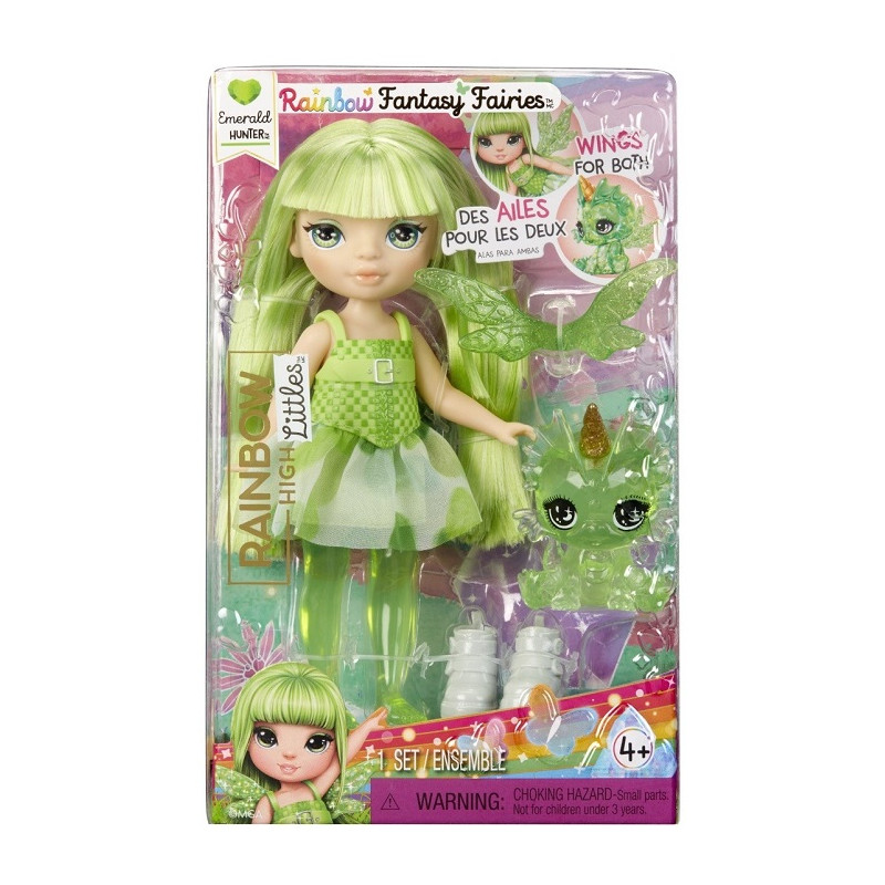 3404 Lalka Rainbow High Littles Dolls Siostra Mini Fantasty Emerald
