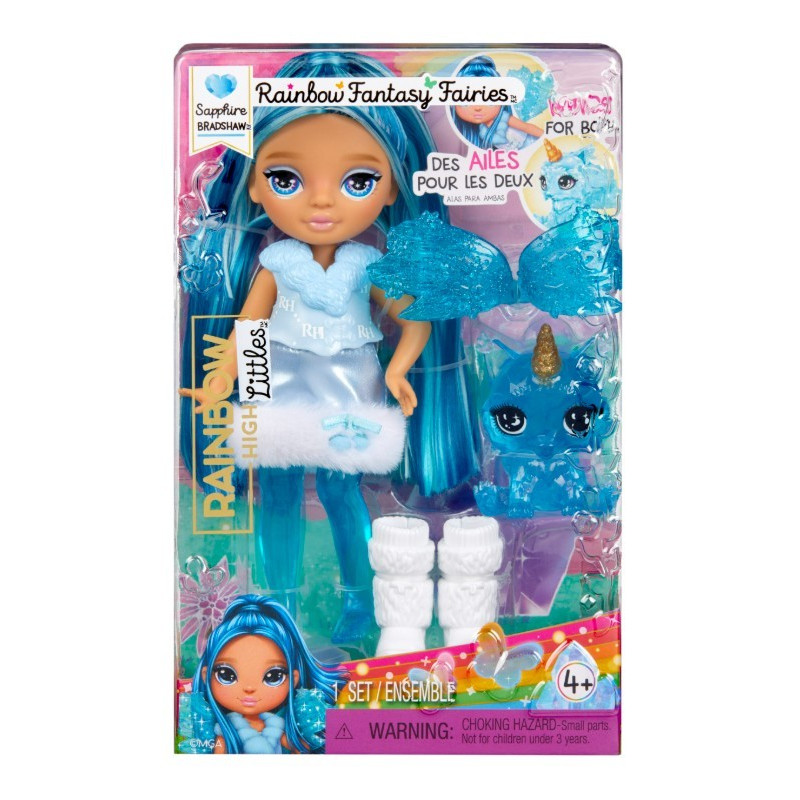 3428 Lalka Rainbow High Littles Dolls Siostra Mini Fantasty Sapphire 