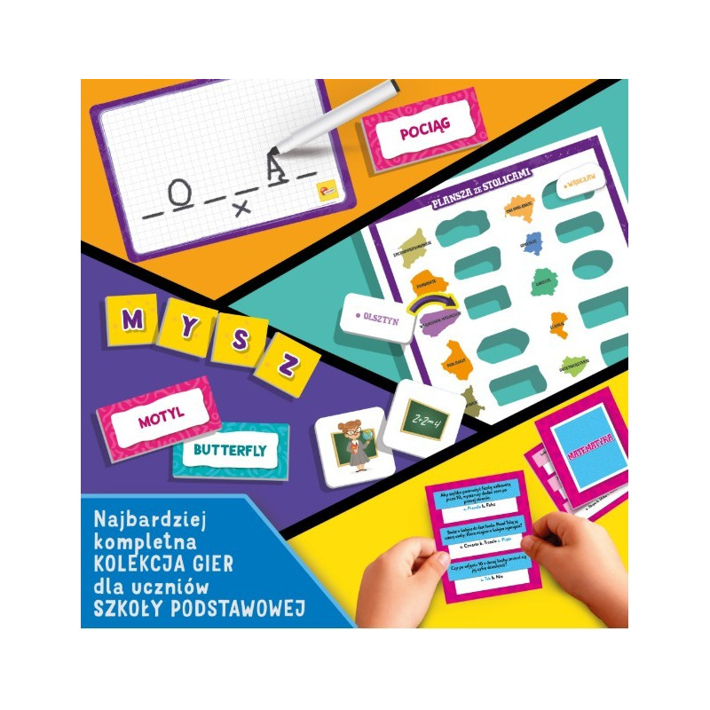 2913 Zestaw 50 gier edukacyjnych Lisciani I’m a Genius Talent School dla dzieci