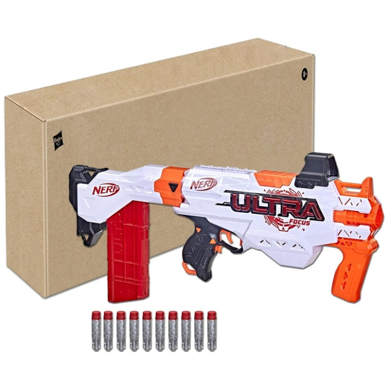 9197 Karabin Nerf Ultra Focus pistolet na strzałki automat + naboje 