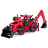 91857 Traktor z turem i koparką – ciągnik budowlany ruchome elementy