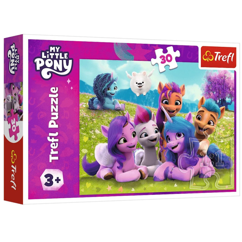 2996 PUZZLE 30 EL. MY LITTLE PONY KUCYKI TREFL 