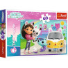 4151 Puzzle Trefl 60 elementów Gabby i kocie przygody, Koci Domek Gabi