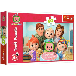 3918 Puzzle Trefl 60 elementów Cocomelon Wspaniały dzień 