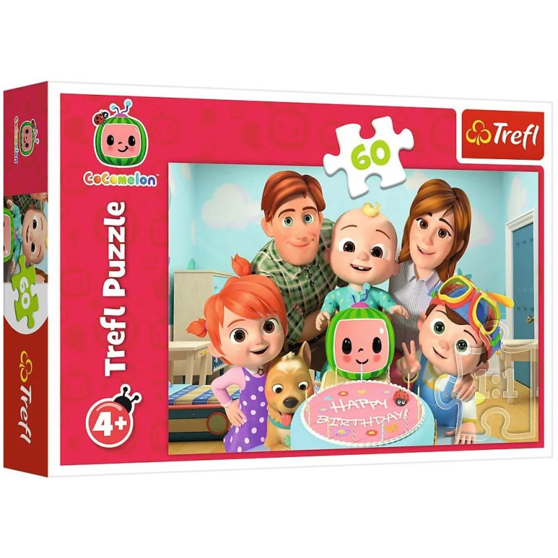 3918 Puzzle Trefl 60 elementów Cocomelon Wspaniały dzień 