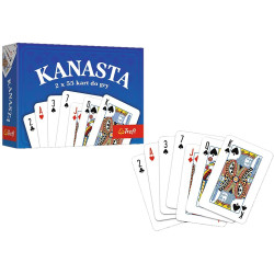 9185 Gra karciana Kanasta 2 x 55 kart do gry Trefl 