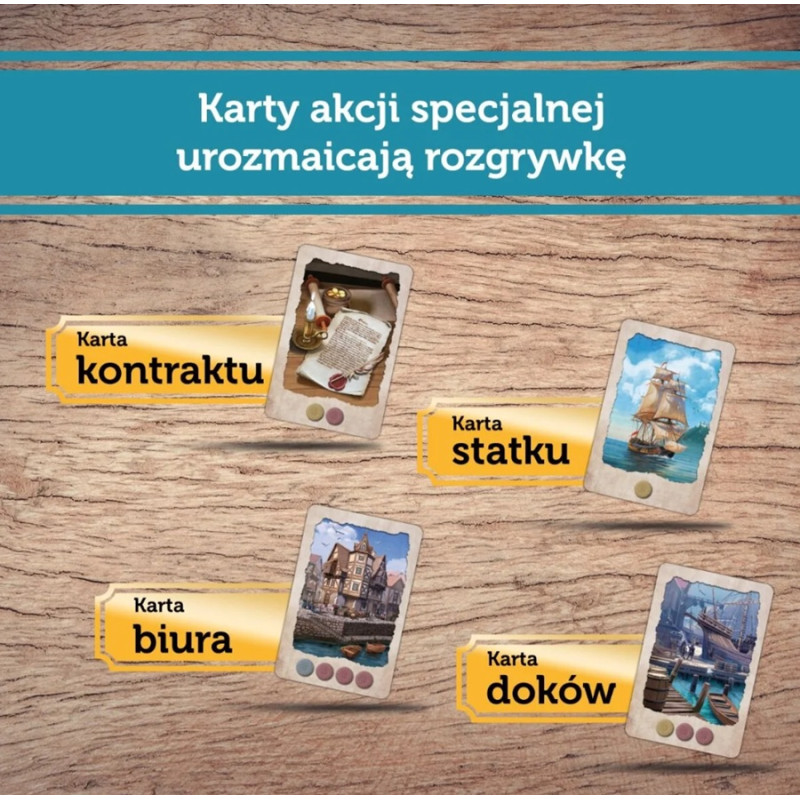 5996 Gra rodzinna Kupcy i Żeglarze karciana Trefl