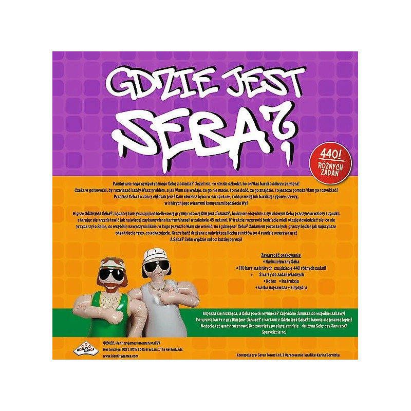 3572 Gra towarzyska karciana Gdzie jest Seba? Trefl 