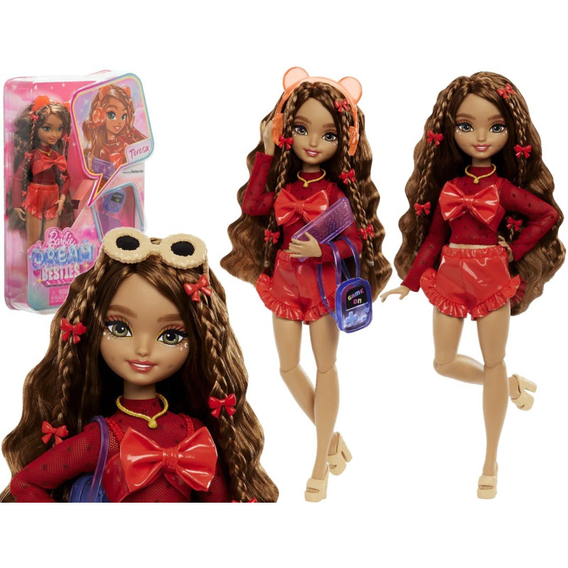 3273 Barbie Dream Besties Teresa Lalka modowa z akcesoriami z motywem hobby 