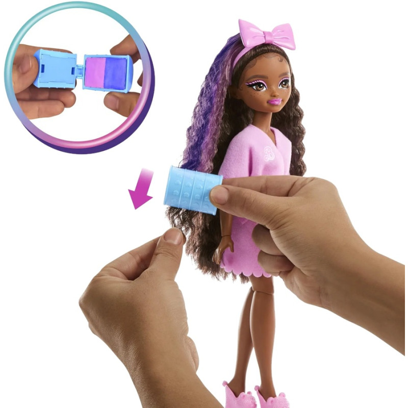 3297 Barbie Dream Besties lalka Brooklyn z akcesoriami Wyszykuj się ze mną
