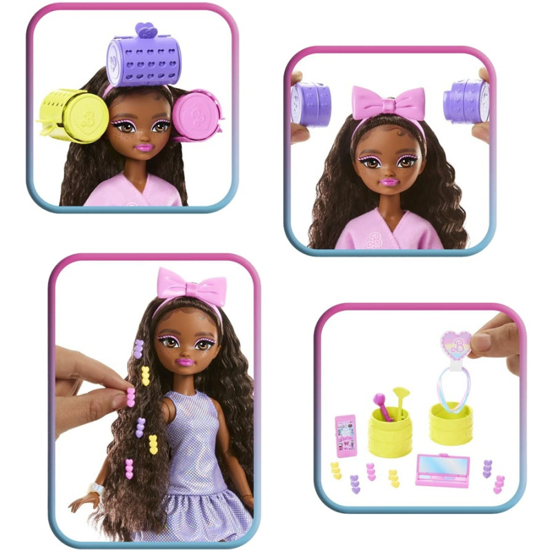 3297 Barbie Dream Besties lalka Brooklyn z akcesoriami Wyszykuj się ze mną