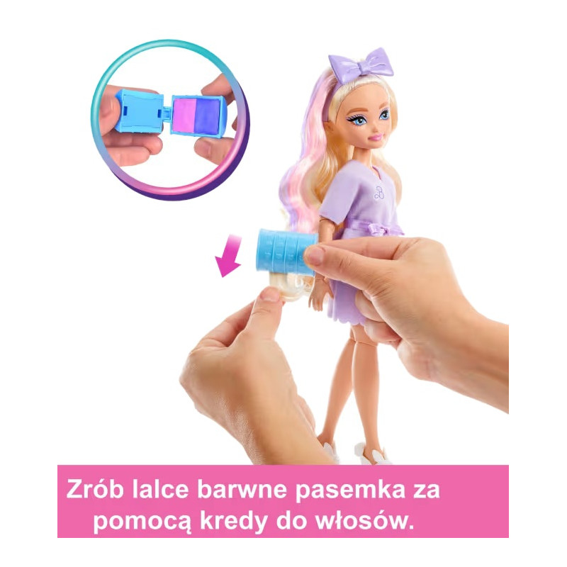 3280 Barbie Dream Besties lalka Malibu z akcesoriami Wyszykuj się ze mną