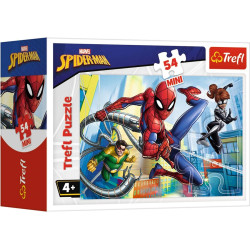 6078 PUZZLE MINI 54 ELEMENTY CZAS NA SPIDER-MANA TREFL