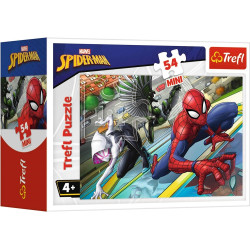 6054 PUZZLE MINI 54 ELEMENTY CZAS NA SPIDER-MANA TREFL