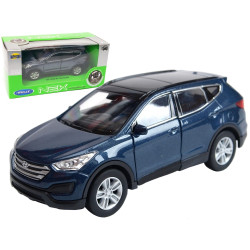 1:34 METALOWY MODEL WELLY HYUNDAI SANTAFE GRAFITOWY 43677F 