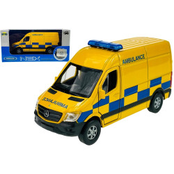 1:34 METALOWY MODEL WELLY NEX MERCEDES-BENZ SPRINTER PANEL VAN AMBULANCE 43730