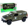 1:34 METALOWY MODEL WELLY HUMMER H3 WOJSKOWY ZIELONY 43629F