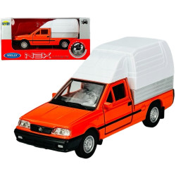 1:34 METALOWY MODEL WELLY FSO POLONEZ TRUCK PRL POMARAŃCZOWY 43843