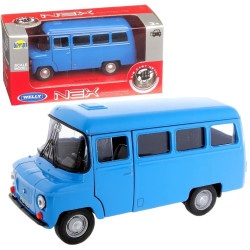1:34 METALOWY MODEL WELLY PRL NYSA 522 NIEBIESKI 43674
