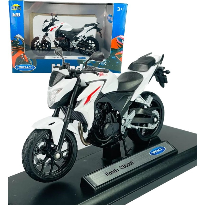 1:18 METALOWY MODEL WELLY MOTOR HONDA CB500F 12838