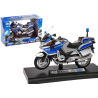 1:18 METALOWY MOTOCYKL MODEL WELLY MOTOR BMW R 1200 RT POLICE  NIEBIESKI