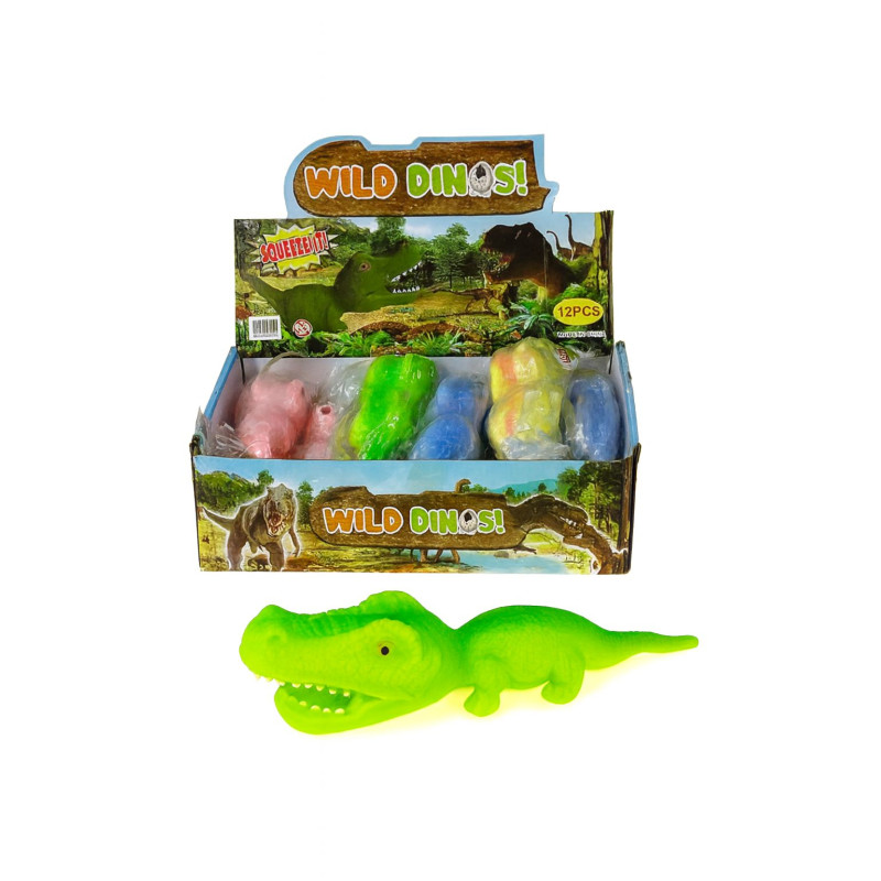 2934 Dinozaur Gniotek Ściskany Krokodyl Antystresowa Zabawka Dla Dzieci 