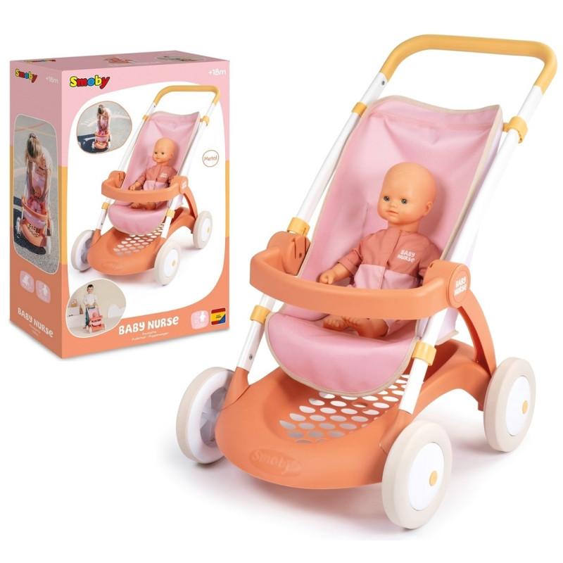 0244 Wózek dla lalek Smoby Baby Nurse Spacerówka do lalek 