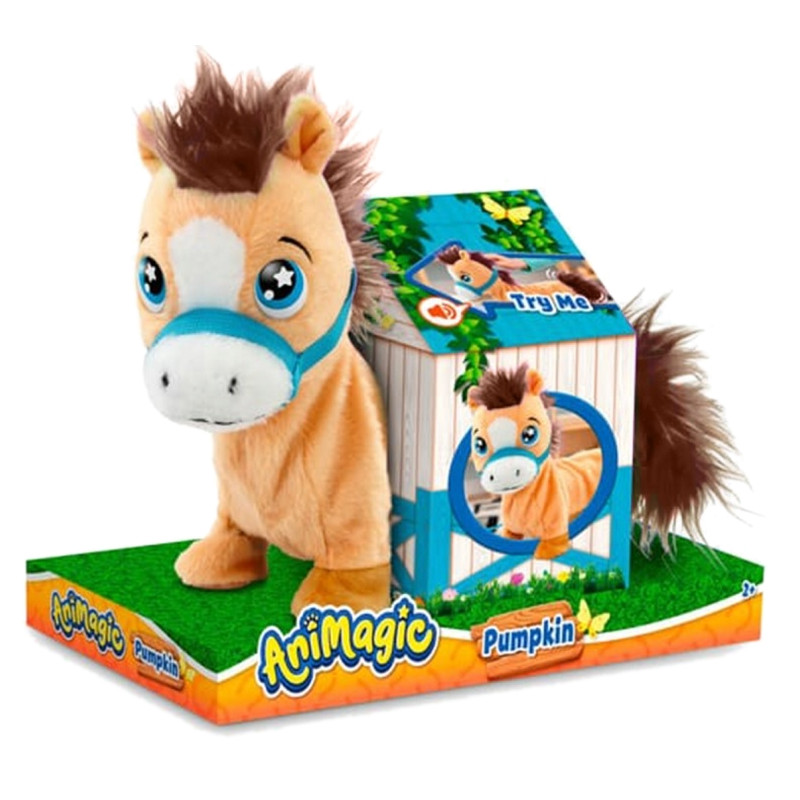 8760 INTERAKTYWNA MASKOTKA KUCYK KONIK PUMPKIN ANIMAGIC
