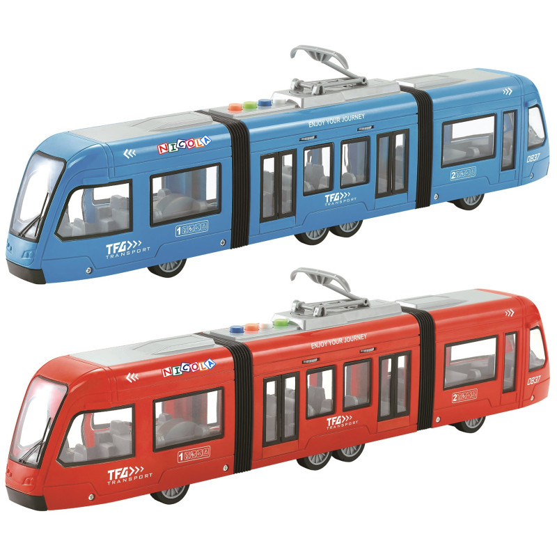 * 5397 INTERAKTYWNY DUŻY TRAMWAJ ŚWIATŁO DŹWIĘK